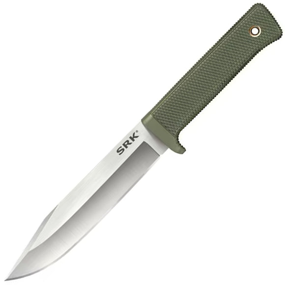 Cold Steel SRK OD Green CPM-3V Fixed Blade Knife w/ Belt Sheath 38CKEODSAXX
