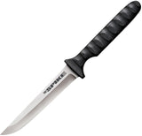 Cold Steel 8" Spike Black G10 Handle German Stainless Fixed Blade Neck Knife with Sheath 53NCC