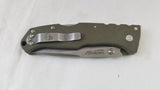 COLD STEEL OD Green Working Man Straight Folding Pocket Knife - 54NVG