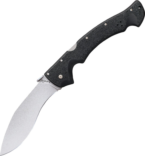 Cold Steel Rajah 2 Lockback Black Handle Stainless Folding Knife 62JL