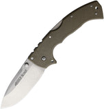 Cold Steel 4-Max Scout Pocket Knife Lockback Dark Earth Folding AUS-10A 62RQDESW