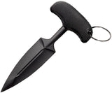 Cold Steel FGX Push Dagger Black Double Edge Grivory Lightweight Knife 92FPA