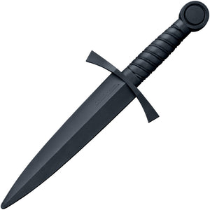 Cold Steel Medieval Training Dagger BLK Rubber One Piece Training Knife 92RDAG