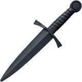 Cold Steel Medieval Training Dagger BLK Rubber One Piece Training Knife 92RDAG