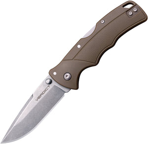 Cold Steel Verdict Flat Dark Earth GFN Folding Pocket Knife FLC3SPSSFDEXX