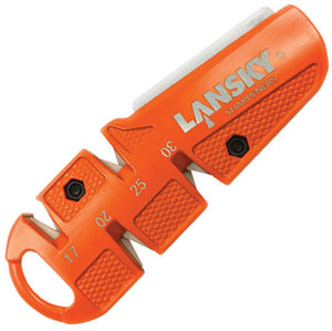 Lansky C-SHARP Ceramic Orange 4.25" V-Groove Knife Sharpener SHARP