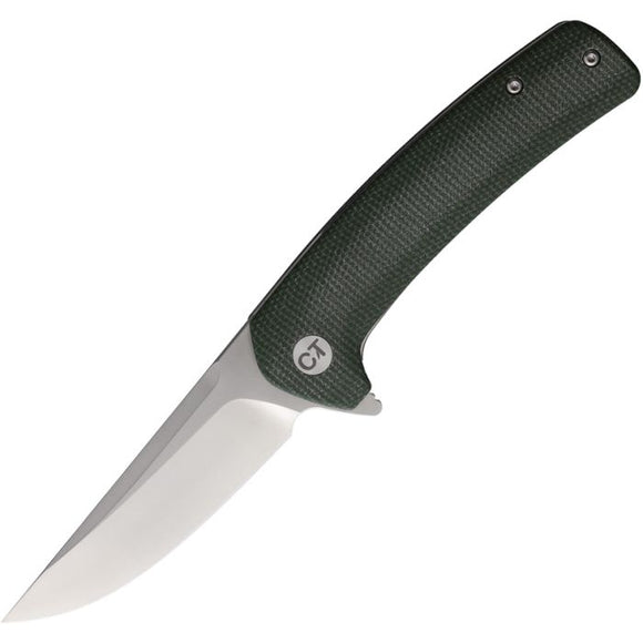 Coeburn Tool Clinch Linerlock Green Micarta Folding M390 Folding Knife (Limited Edition)