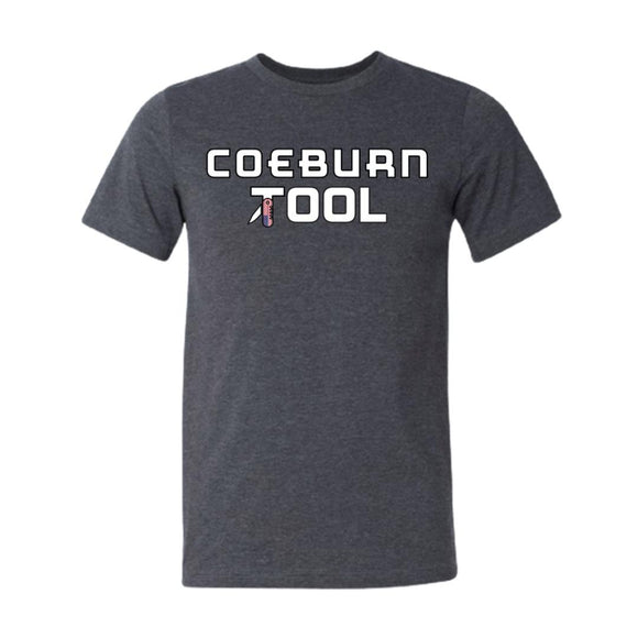 Coeburn Tool American Flag LG Logo Dark Heather Gray Short Sleeve T-Shirt L