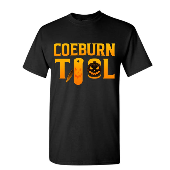 Coeburn Tool Pumpkin Halloween Logo X-Large Black Short Sleeve T-Shirt XL 1314