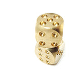 Coeburn Tool Large Solid Brass Playing Dice Set of 2 T3008