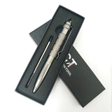 Coeburn Tool Gray Aluminum Tactical Writing Pen w/ Refill & Pocket Clip T3012