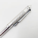 Coeburn Tool Silver Aluminum Tactical Writing Pen w/ Refill & Pocket Clip T3014