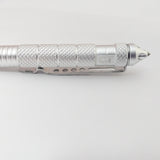 Coeburn Tool Silver Aluminum Tactical Writing Pen w/ Refill & Pocket Clip T3014