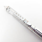 Coeburn Tool Silver Aluminum Tactical Writing Pen w/ Refill & Pocket Clip T3014