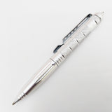 Coeburn Tool Silver Aluminum Tactical Writing Pen w/ Refill & Pocket Clip T3014