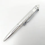 Coeburn Tool Silver Aluminum Tactical Writing Pen w/ Refill & Pocket Clip T3014