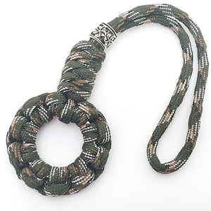 Coeburn Tool Camo Rope Ring Paracord Lanyard w/ Bead CT3016