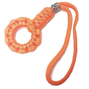 Coeburn Tool Orange Rope Ring Paracord Lanyard w/ Bead CT3019