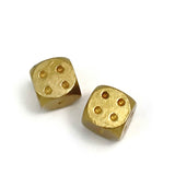 Coeburn Tool Solid Brass Playing Dice Set of 2 CT596