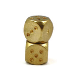 Coeburn Tool Solid Brass Playing Dice Set of 2 CT596