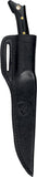 Condor Scythian Horse Black Micarta 14C28N Fixed Blade Knife w/ Sheath 106165SK