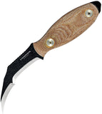 Condor Zompopo Natural Micarta 1095HC Fixed Blade Knife w/ Sheath 133730HC
