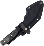 Condor K-Night Panabasito Black & Gray Micarta 1095HC Fixed Blade Knife w/ Sheath 134056HC