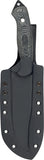 Condor Rough N Ready Black Canvas Micarta 1075HC Fixed Blade Knife 134265HC