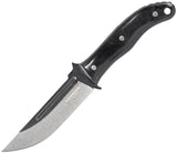 Condor Skadi Black Paper Micarta 1075HC Fixed Blade Knife w/ Sheath 134547HC