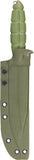 Condor Escort Green Polypropylene 420HC Fixed Blade Knife w/ Sheath 18346ASS