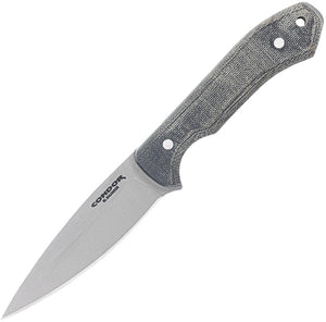 Condor K-Night Gray Micarta 14C28N Stainless Fixed Blade Knife 183642MSK