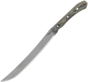 Condor K-Night Black Canvas Micarta 1075HC Fixed Blade Machete 1837132MHC