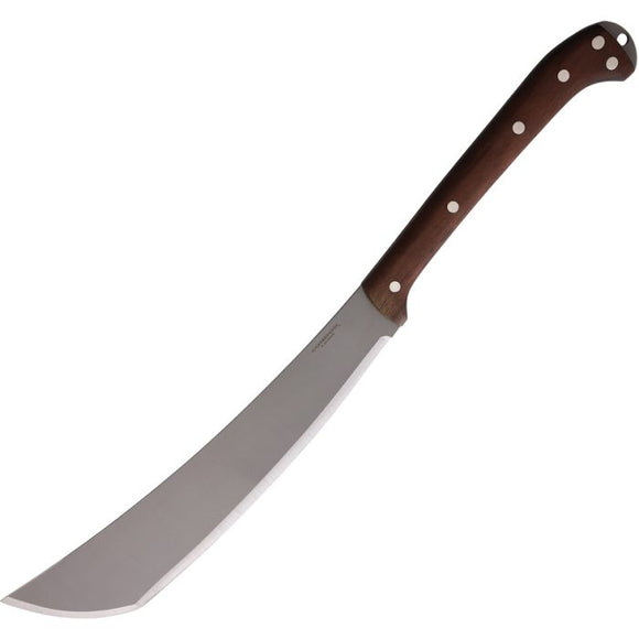 Condor Mid Makara Machete Walnut Wood 1075HC Fixed Blade Knife 284014HC