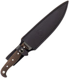 Condor Jarn Walnut Wood 420HC Stainless Fixed Blade Knife w/ Sheath K286370SS