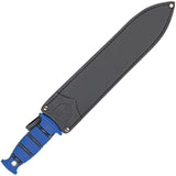 Condor Combat Black & Blue TPE 1075HC Steel Machete w/ Belt Sheath 3006HC