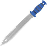 Condor Combat Black & Blue TPE 1075HC Steel Machete w/ Belt Sheath 3006HC