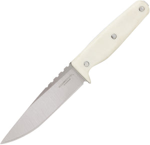 Condor Bonum White Micarta 420HC Stainless Steel Fixed Blade Knife 3972467SS