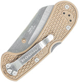 Condor Cadejo Lockback Tan Folding 14C28N Sandvik Pocket Knife 81528ZSK