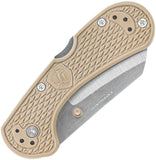 Condor Cadejo Lockback Tan Folding 14C28N Sandvik Pocket Knife 81528ZSK