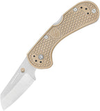Condor Cadejo Lockback Tan Folding 14C28N Sandvik Pocket Knife 81528ZSK