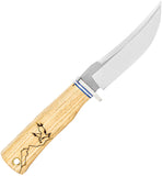Condor Woodspirit Hiker American Hickory Wood 14C28N Fixed Blade Knife 82611SK