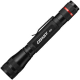 Coast G32 Black & Red Aluminum 6.75" Water Resistant Flashlight 20484