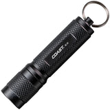 Coast KL10 Keychain Black Aluminum 2.5" Water Resistant Mini Flashlight 30771