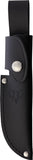 Cudeman Black Rubber Vanadium Molybdenum Fixed Blade Knife w/ Belt Sheath 151H