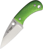 Cudeman YODA Green Juma Bohler N695 Fixed Blade Neck Knife w/ Sheath 200JVK