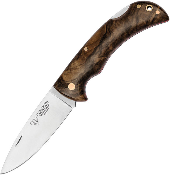 Cudeman Lockback Brown Walnut Folding Molybdenum Pocket Knife 325G