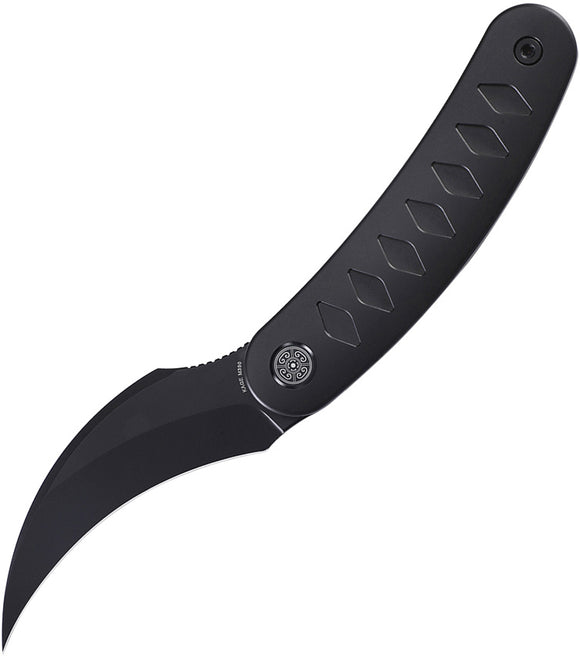 Cavol Kage Linerlock Black Titanium Folding Bohler M390 Pocket Knife C03DW