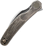 Cavol Mantis C09 Linerlock Bronze Titanium Folding Elmax Pocket Knife C09BRS