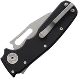 Demko AD 20.5 Shark-Lock Black Aluminum Folding CPM-20CV Sheepsfoot Knife 09623