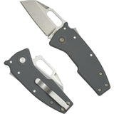 Demko Nano Shark Shark-Lock Gray GRN Folding AUS-10A Shark Foot Knife 19283